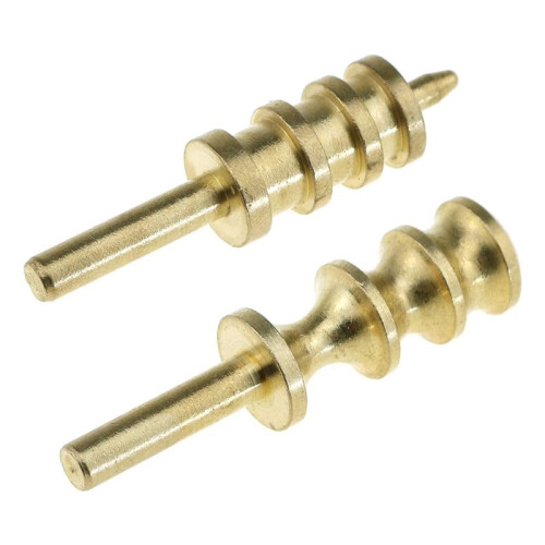 2pcs Leather Burnisher/Slicker, Brass Leather  Ironing- for Leather Slicker Burnishing Brass Burnish Tools 2