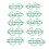 100pcs Green Dollar Shape Metal Paper Clips for Document Organization 12