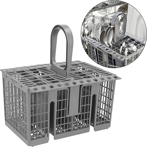Effortless Elegance, Dishwasher Basket With High-Quality Material, Foldable Handle For Convenient Use In Any Kitchen Setting