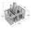 Effortless Elegance, Dishwasher Basket With High-Quality Material, Foldable Handle For Convenient Use In Any Kitchen Setting 2