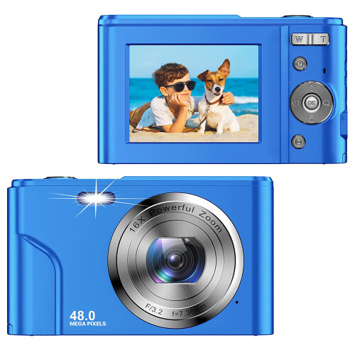 Ψηφιακή φωτογραφική μηχανή Point And Shoot, 1080P FHD, συμπαγής και φορητή μίνι, εύχρηστη για