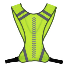 Breathable Running Vest for Night Use, Reflective Safety Gear with 360-Degree Visibility and Lightweight Polyester Fabric, High Visibility Vest with