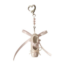 Sweet Ballet Shoes Bowknot Keychain Bag Phone-Pink Section 1