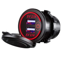 Revolutionieren Sie das Stromversorgungssystem Ihres Fahrzeugs mit unserem mit LED-Anzeige ausgestatteten Dual-USB-Ladegerät – wasser- und