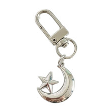 Stylish Electric Guitar Keychain Pendant-stars on the moon