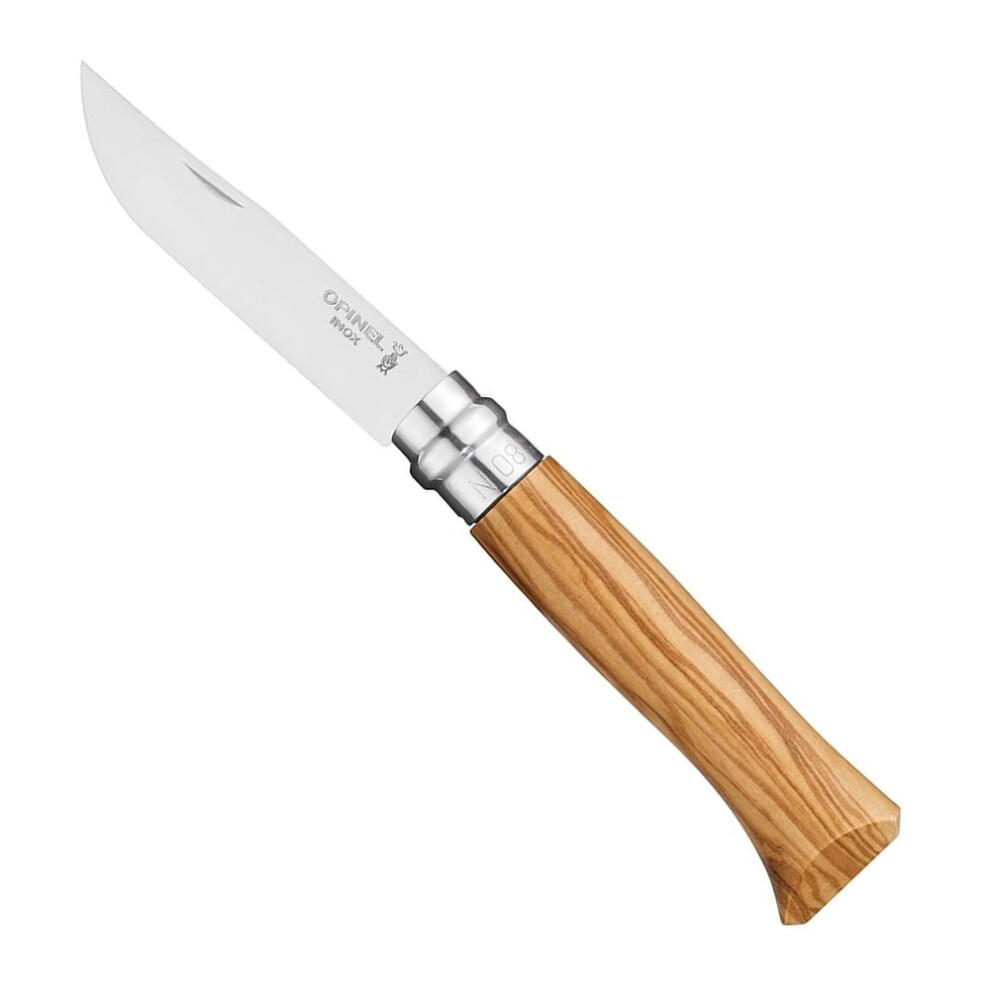 Opinel No. 8 Classic Original Stainless Steel Knife - 8.5cm Blade