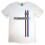 Oasis (XL, White) Oasis Knebworth Vertical Stripe T Shirt 1