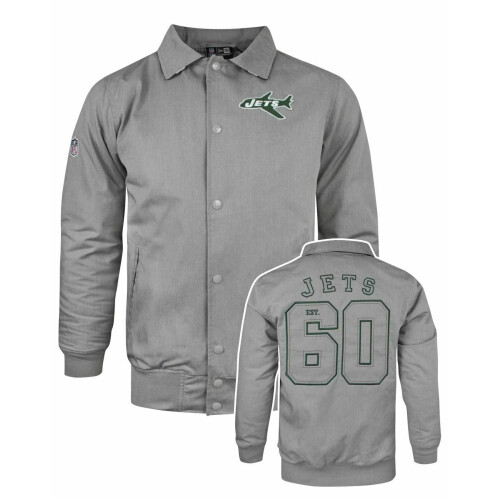 New Era (Small) New Era Long Sleeve Zip Jacket (Mens Grey)