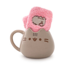 Pusheen Mug and Sock Gift Set (Womens Brown)