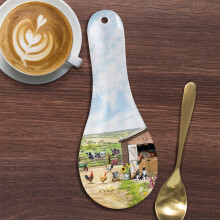 Farmhouse Melamine Spoon Rest Heat Resistant Tidy Kitchen Utensils Rester Tool