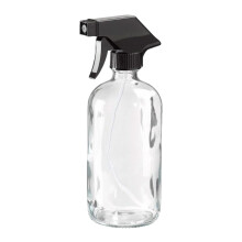 480ml Clear Glass Spray Bottle Reusable Pump Action Mist Sprayer Atomiser Salon