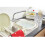 Large High Grade Plastic Rectangular Washing Bowl Kitchen Sink Basin Dish Wash 2