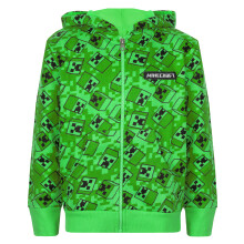 Minecraft Hoodie (Boys Green)