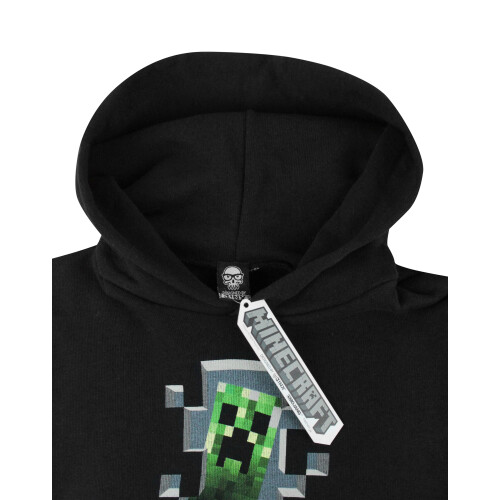 Minecraft Minecraft Hoodie (Boys Black) 2