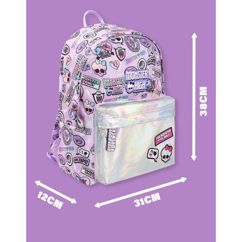 Monster High Monster High Backpack (Unisex Kids Purple) 1