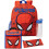 Marvel Spiderman 4 Piece Backpack Set (Unisex Kids Red) 1