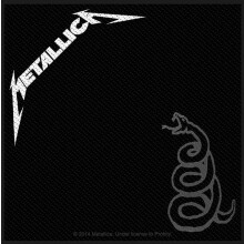Metallica Patch Black Album Cover Official New Black Cotton Sew On 10cm x 9.5cm