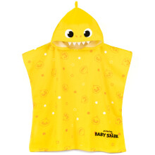 Baby Shark Towel Poncho Kids Yellow Childrens Song Beach Bath Towel One Size