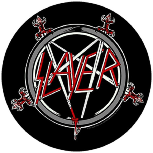 Slayer Pentagram Band Logo Circular Back Patch