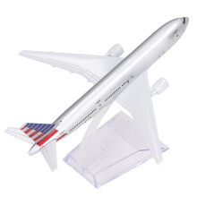 777 Alloy Airplane Model Flying Toy, 14.7cm Wing for Kids & Decor