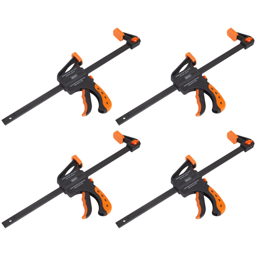 Sealey Ratchet Bar Clamp 300Mm 4Pc Set