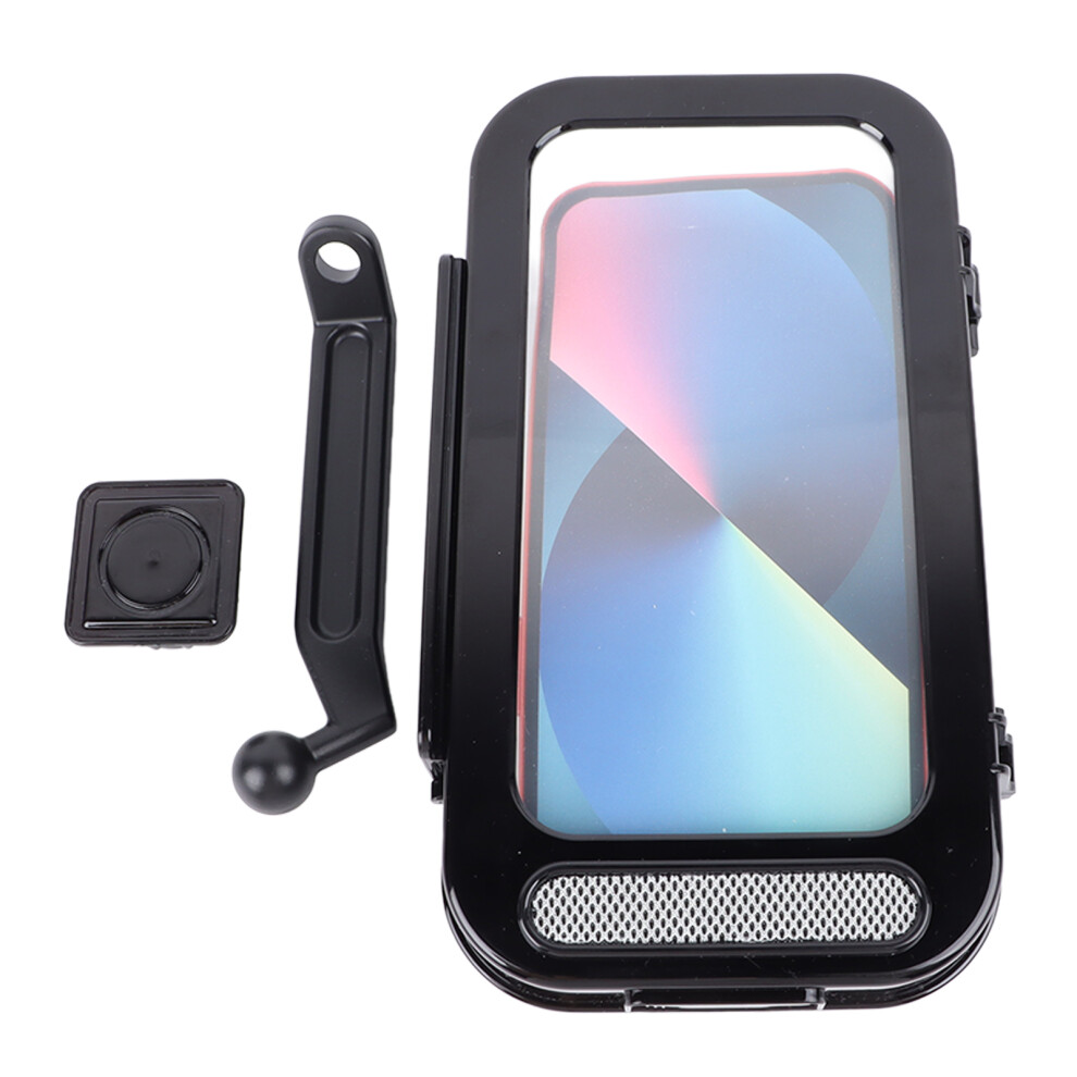 Waterproof Phone Holder For Shower, Anti Fog High Perspective Window Rotating Wall Mount Universal Compatible Bathroom Accessory With Sensitive Toucha 9301476369112