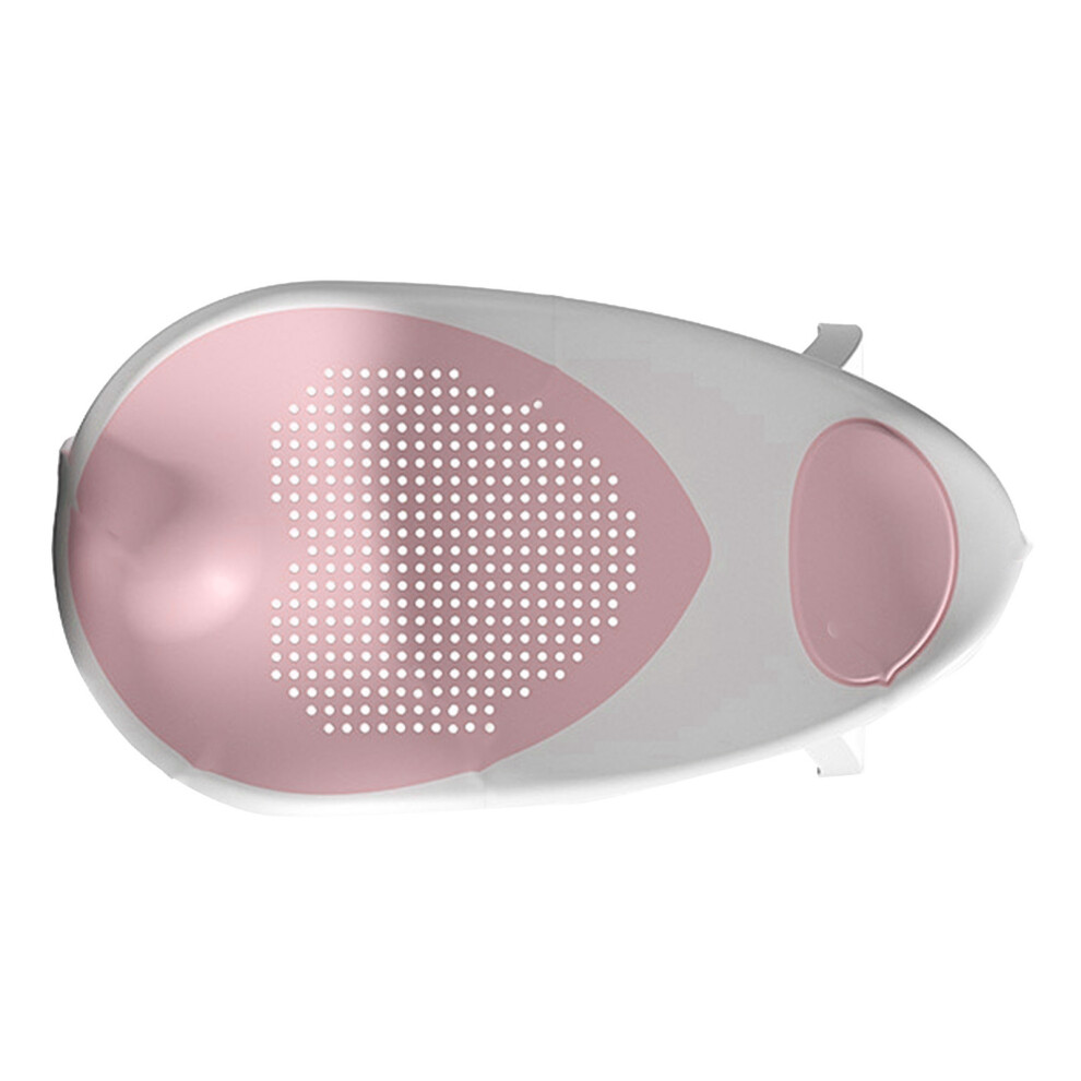 Baby Bath Support Folding Storage Pink, Breathable, Non-Slip, Infant Shower Bracket