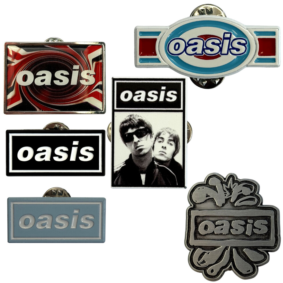 Oasis Band Logo Pin Badge Gift Set