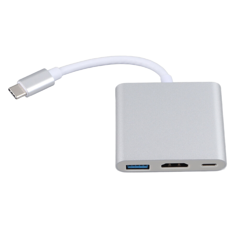 Aluminum Usb C Docking Station 3-In-1 4K Hd 5Gbps 60W Pd 6911369322785