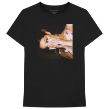 (S, Black) Ariana Grande Side Photo T Shirt