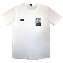 (L, White) Oasis Definitely Maybe AAA Setlist T Shirt