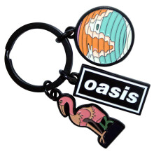 Oasis Band Logo Charms Keyring Keychain