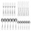 Oneida Moda II Cutlery Set Dishwasher Safe Rustproof Stainless Steel - 24 Pack 1