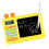 Kinderrechner mit Notizblock, +, –, , , Gelb, ABS-Material 9