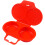 Good2heat Microwave 2 Egg Poachers Red 3