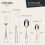 Oneida Moda II Cutlery Set Dishwasher Safe Rustproof Stainless Steel - 24 Pack 3