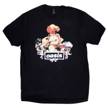 (XXL, Black) Oasis Dig Out Your Soul Atomic Collage T Shirt