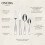Oneida Moda II Cutlery Set Dishwasher Safe Rustproof Stainless Steel - 24 Pack 6