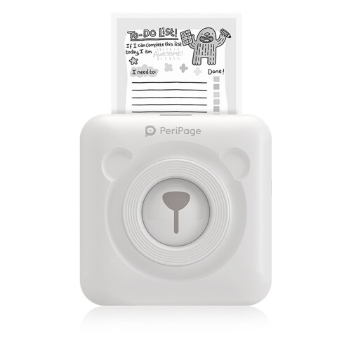 Innovative Mini Printer, Ultra HD Thermal Printer, Wireless Bluetooth Connected, Rechargeable Battery for Portable Printing Experience, Compatible 1