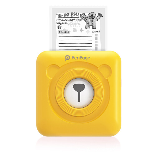 Compact Inkless Mini Printer, Multipurpose Portable Design for On-the-go Printing Needs, Nature-friendly & Cost Saving Thermal Printer for 1