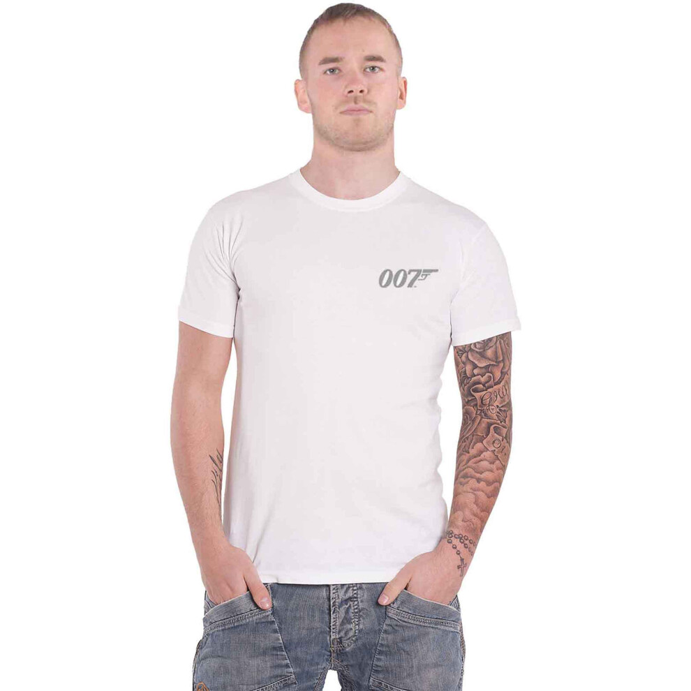 James Bond 007 'Goldeneye Japanese Poster' (White) T-Shirt