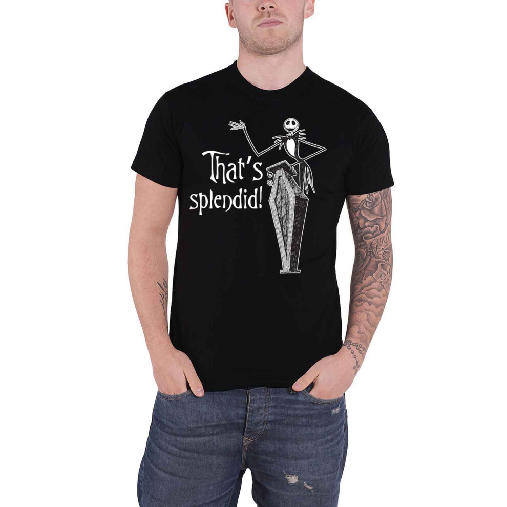 Disney (Xxl, Black) The Nightmare Before Christmas T Shirt Splendid Official Mens Black