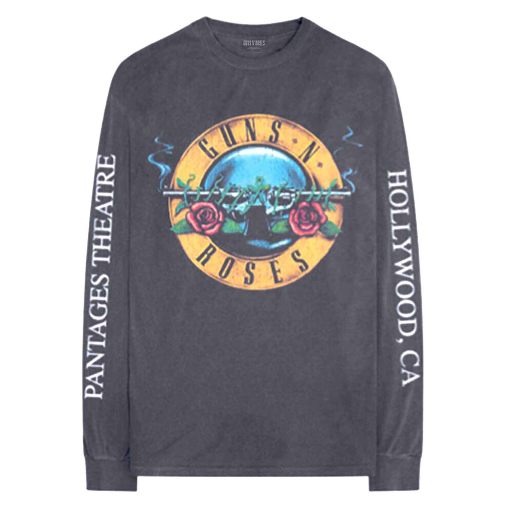 Guns N Roses (L, Charcoal) Hollywood Long Sleeve