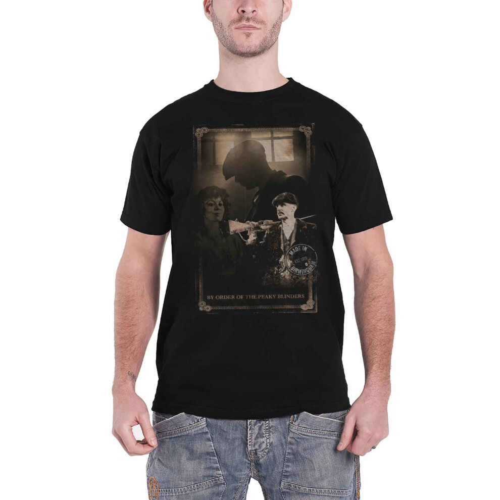 Peaky Blinders (Medium) 'Shotgun' (Black) T-Shirt