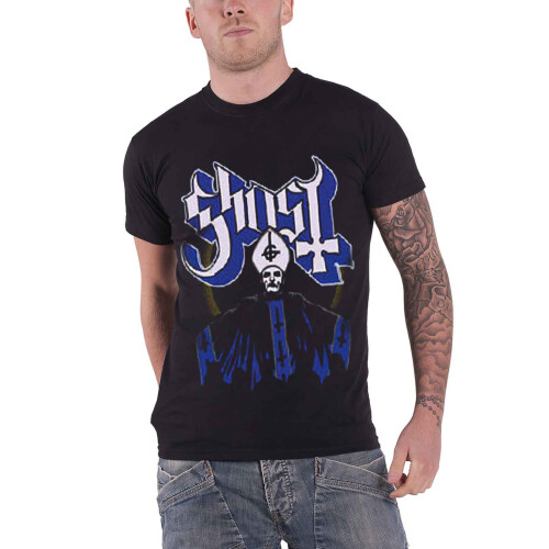 Ghost Ghost 'Papa & Band' (Black) T-Shirt (Large)