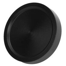 Capuchon de poussière en aluminium M54x0,75 pour oculaire de télescope, noir, avec couvercle pour lentille à filetage intérieur