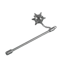 Stylish Surgical Steel Chain Barbell Cartilage Tragus-Silver