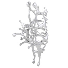 Versatile Hairpin Metal Hair Clip Alloy Material for-Silver