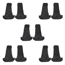 10X Universal Waterproof Nylon Front Car Van Covers Protectors Black Pair