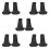 10X Universal Waterproof Nylon Front Car Van  Covers Protectors Black Pair 1